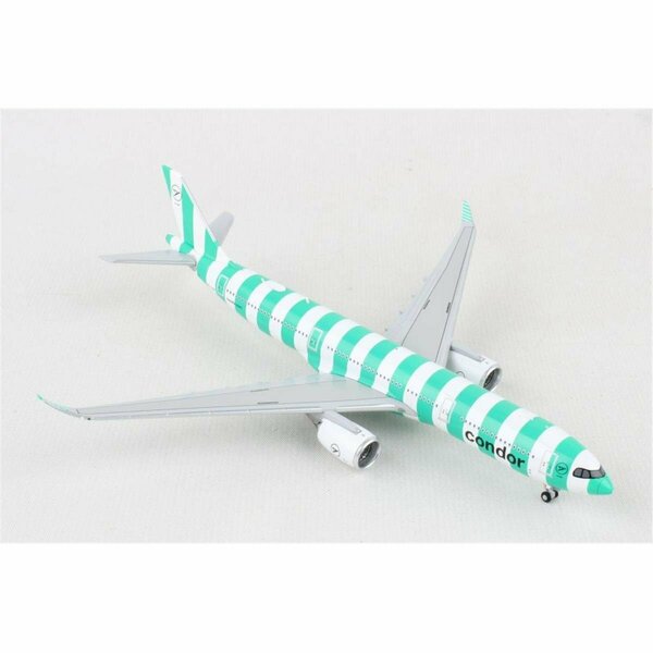 Thinkandplay 1-400 Scale Green Stripes Condor Model Plane for A330-900NEO TH3449110